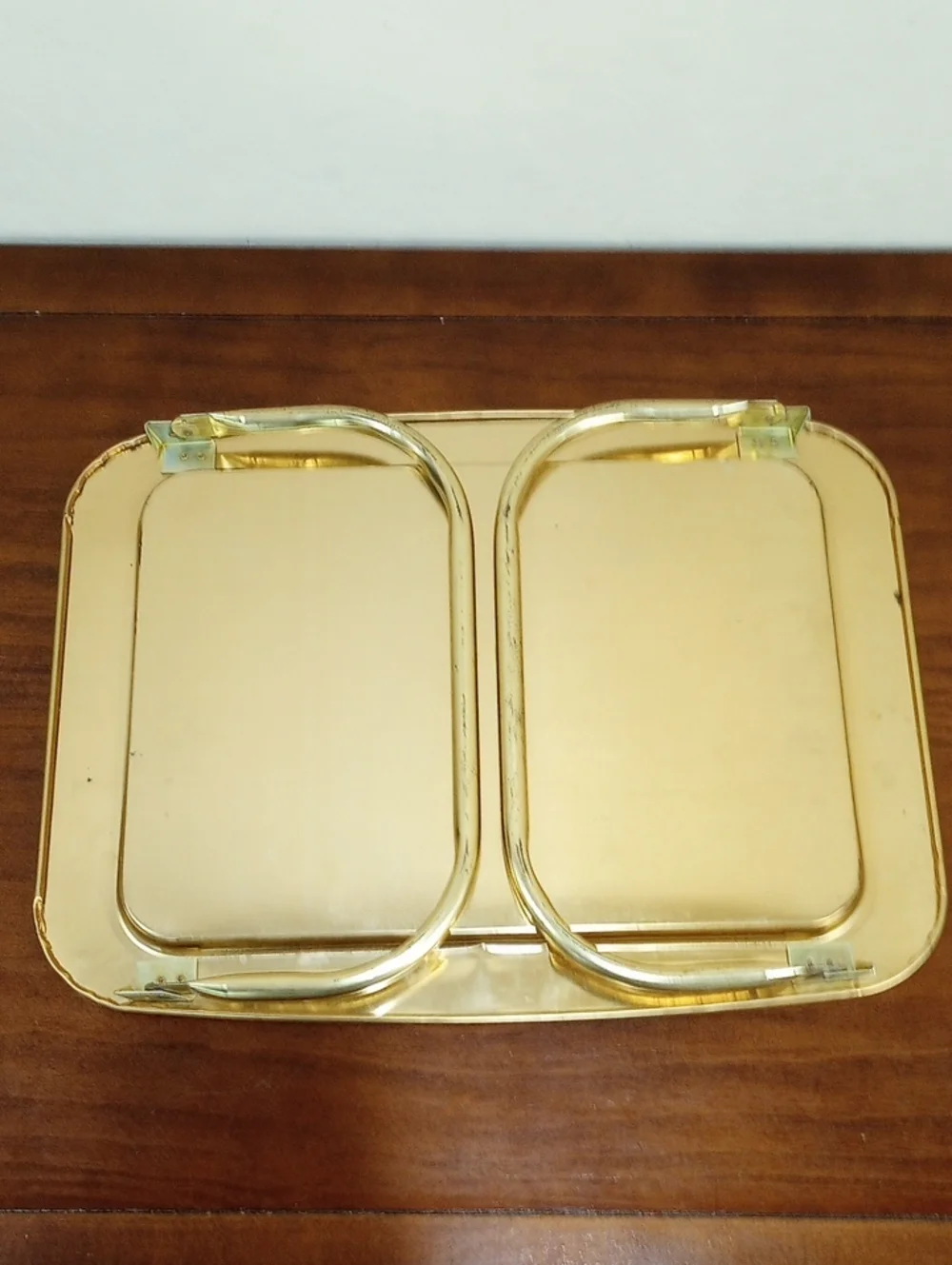 Mid Century Modern Metal Lap Bed TV Tray - Vintage!